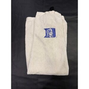 Duke Blue Devils Golf Towel OS White Embroidered Cotton Team Effort